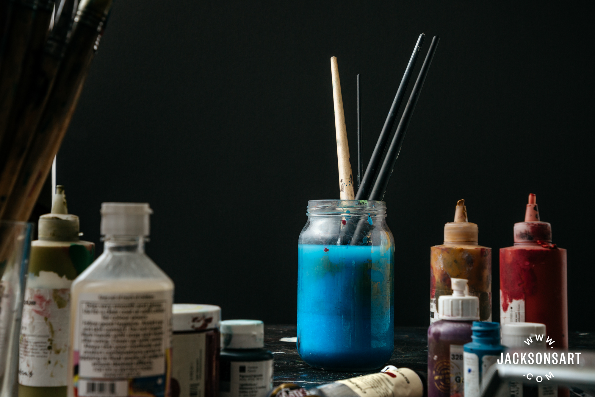 Less Toxic Brush Cleaning Method Jackson's Art Blog