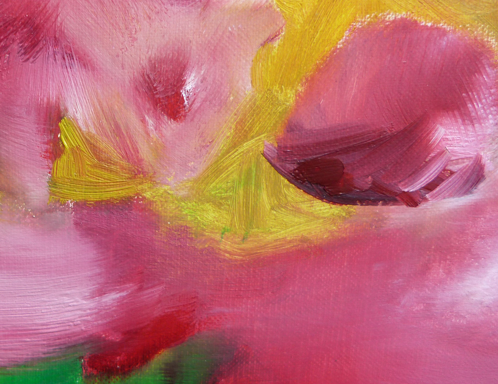 A close-up detail shot showing the brush strokes and blending. Click on the image for a larger close-up.