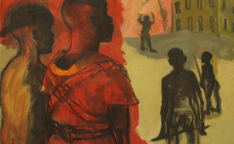 Marcelle Hanselaar, Child Soldiers 3, Oil on canvas, 100 x 82 cm