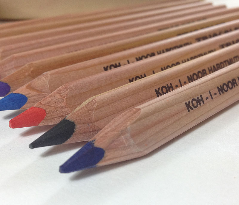 Koh-I-Noor Triangular Coloured Pencil Sets
