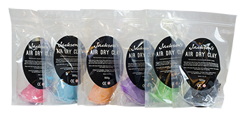 Jacksons Air Dry Coloured Clay 