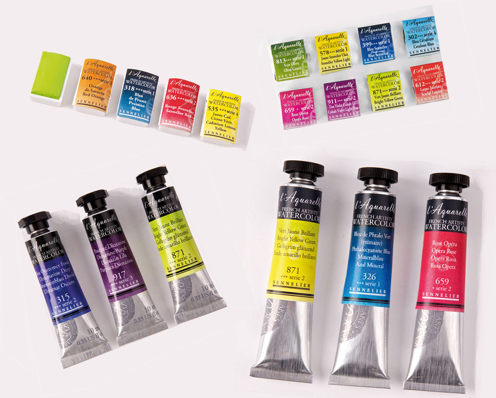 Sennelier L'Aquarelle Artists Watercolor - Sennelier Green, 21ml Tube