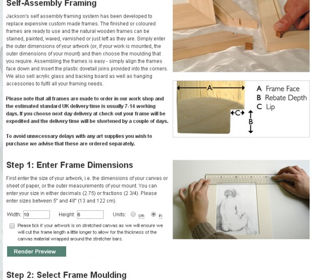 Jackson's Self Assembly Bespoke Framing Jackson's Art Blog