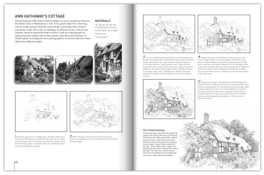 Jackson’s  Drawing Masterclass: Landscapes  A new book by Margaret Eggleton.