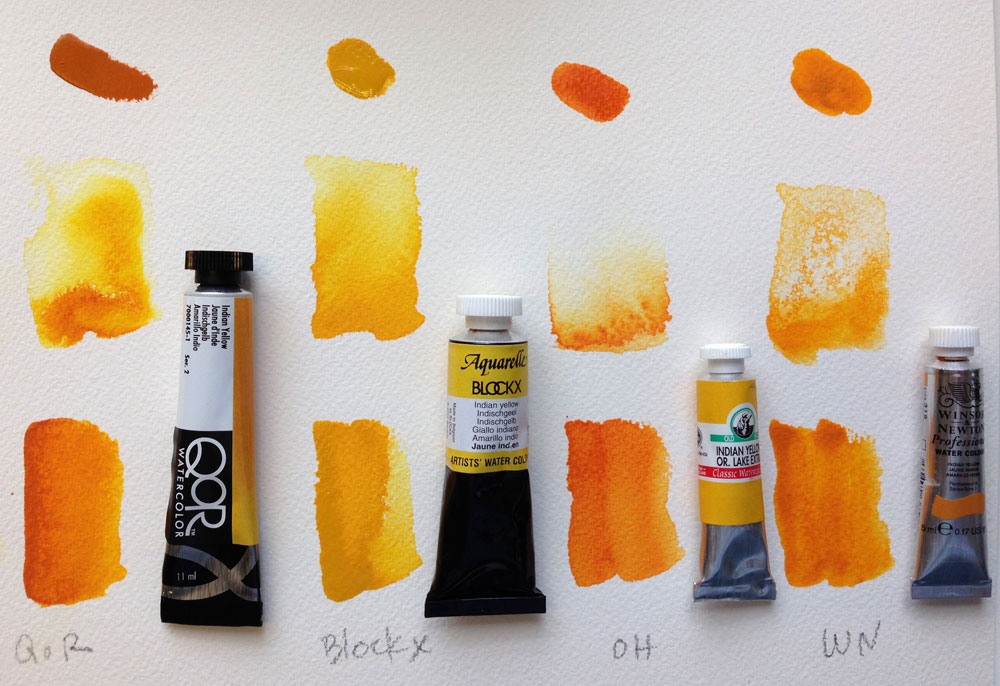 Qor Watercolors-yellow-orange #