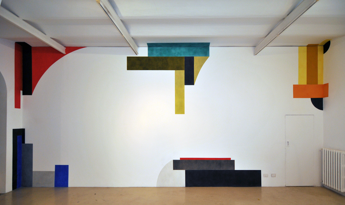 David Tremlett: New Works for Walls (with Pat Steir), 2014