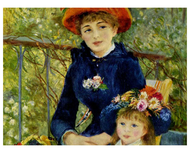 “Two Sisters,” 1881, oil on canvas By Pierre-Auguste Renoir
