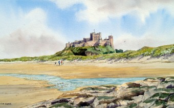 Charles Evans watercolour painting
