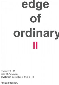 edge of ordinary II Espacio Gallery