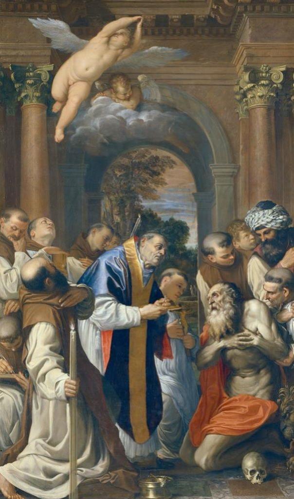 Agostino Carracci: 'The Last Communion of St. Jerome'
