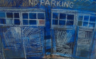 Pauline Clough: 'No Parking', pastel