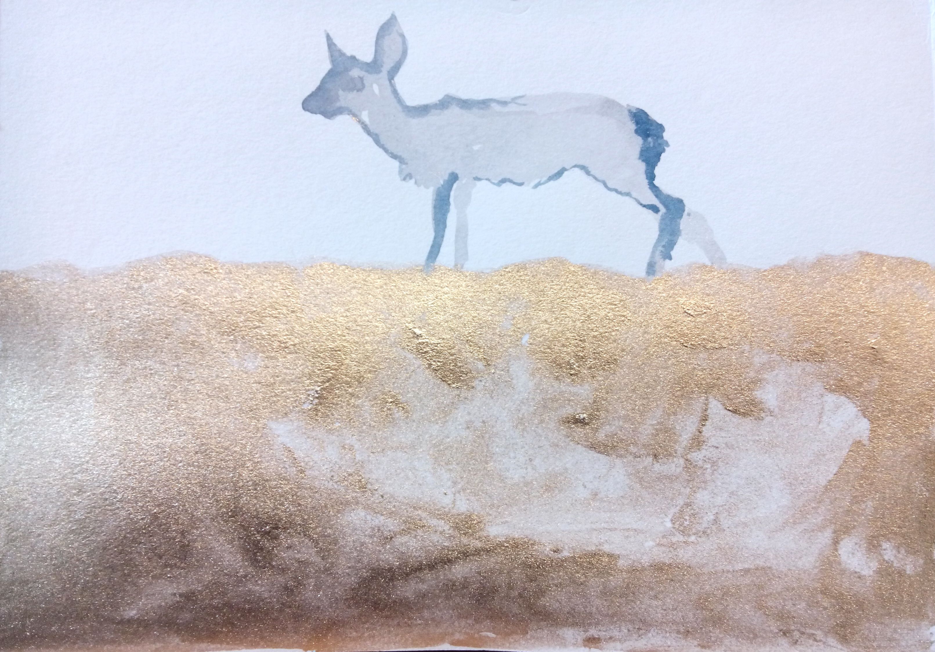 Metallic Paint Effects with Aqua Bronze Jackson's Art Blog