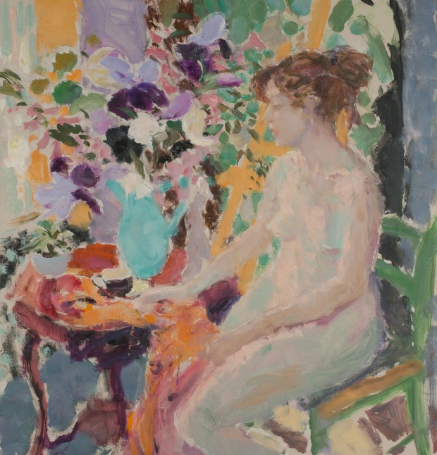 Hugo Grenville: 'Laura', Oil on Canvas, 36" x 34"
