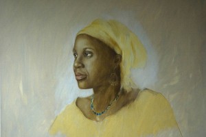 Oil Portrait of Mercy Stage 2 Anne Corless