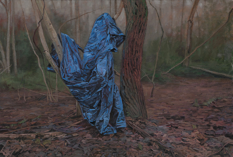 ‘Turning a Tile Hill tarpaulin into something like silk’: The Living and the Dead, 2015–16. Photograph: Courtesy of the artist and Wilkinson Gallery, London 