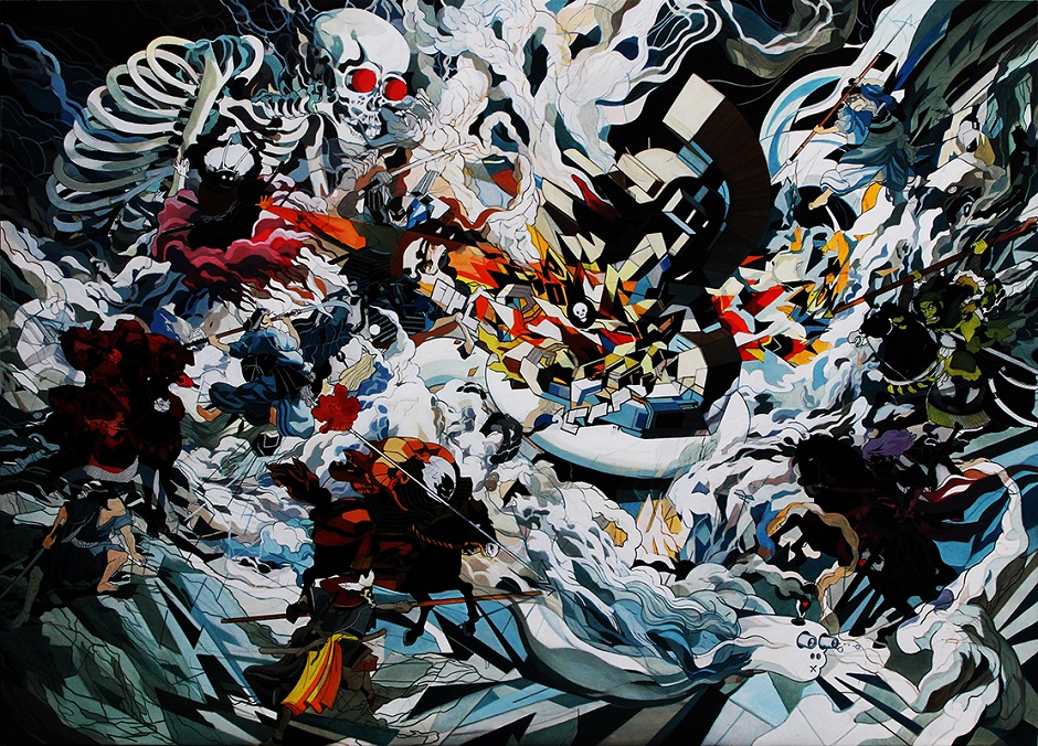 Emperor's Dream Jon Fox oil on canvas, 200 x 140 cm, 2016