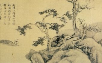 Fishermen (detail) Wu Zhen Ink on Paper, 352 x 332cm, 1345 (Shanghai Museum)