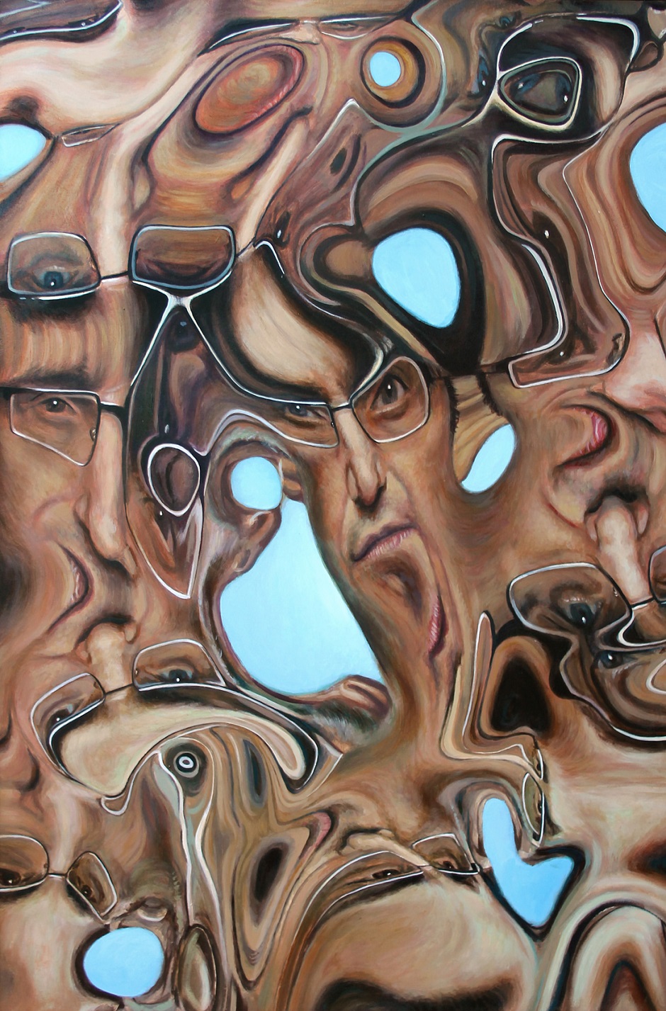 Omar Koc Vincent Brown Acrylic on poplar, 60 x 40cm, 2011