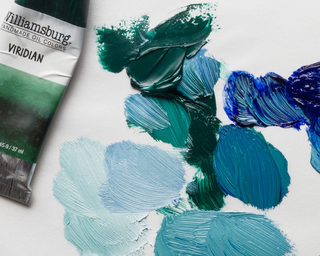 Colour Mixing With Williamsburg Viridian Oil Paint Jackson's Art Blog
