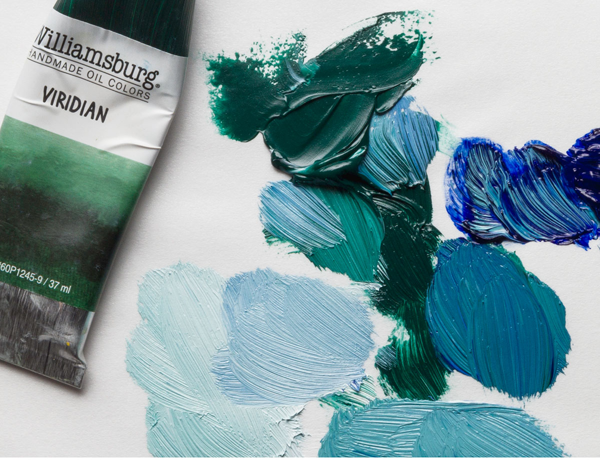 Colour Mixing With Williamsburg Viridian Oil Paint Jackson's Art