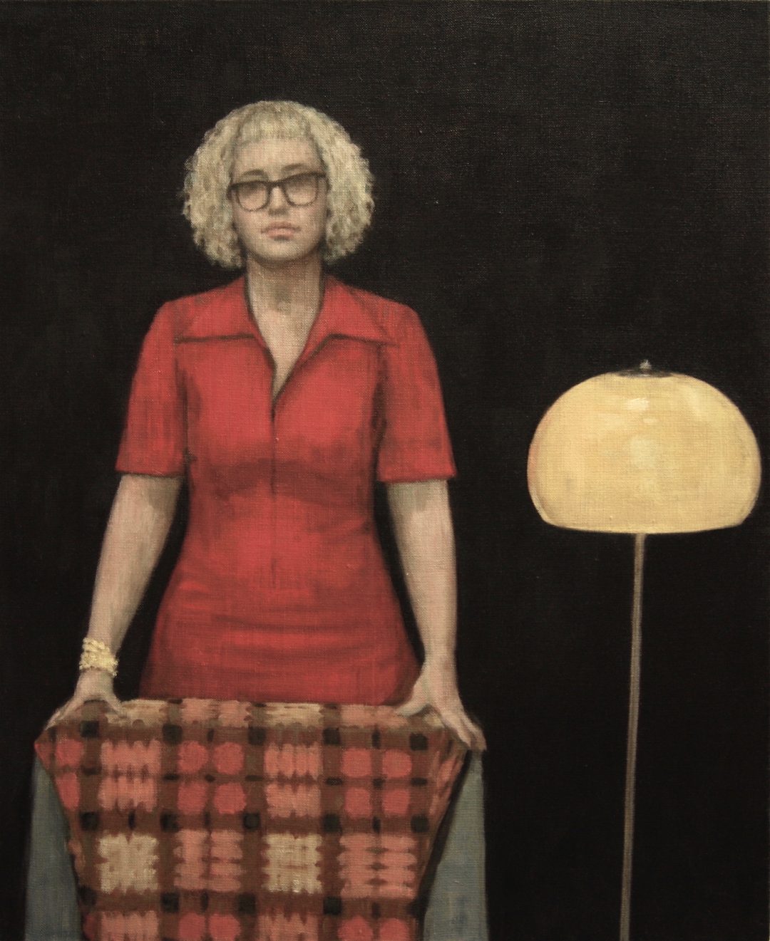 'Lisa Heledd Jones' Carl Chapple Oil on canvas, 45cm x 50cm, 2016