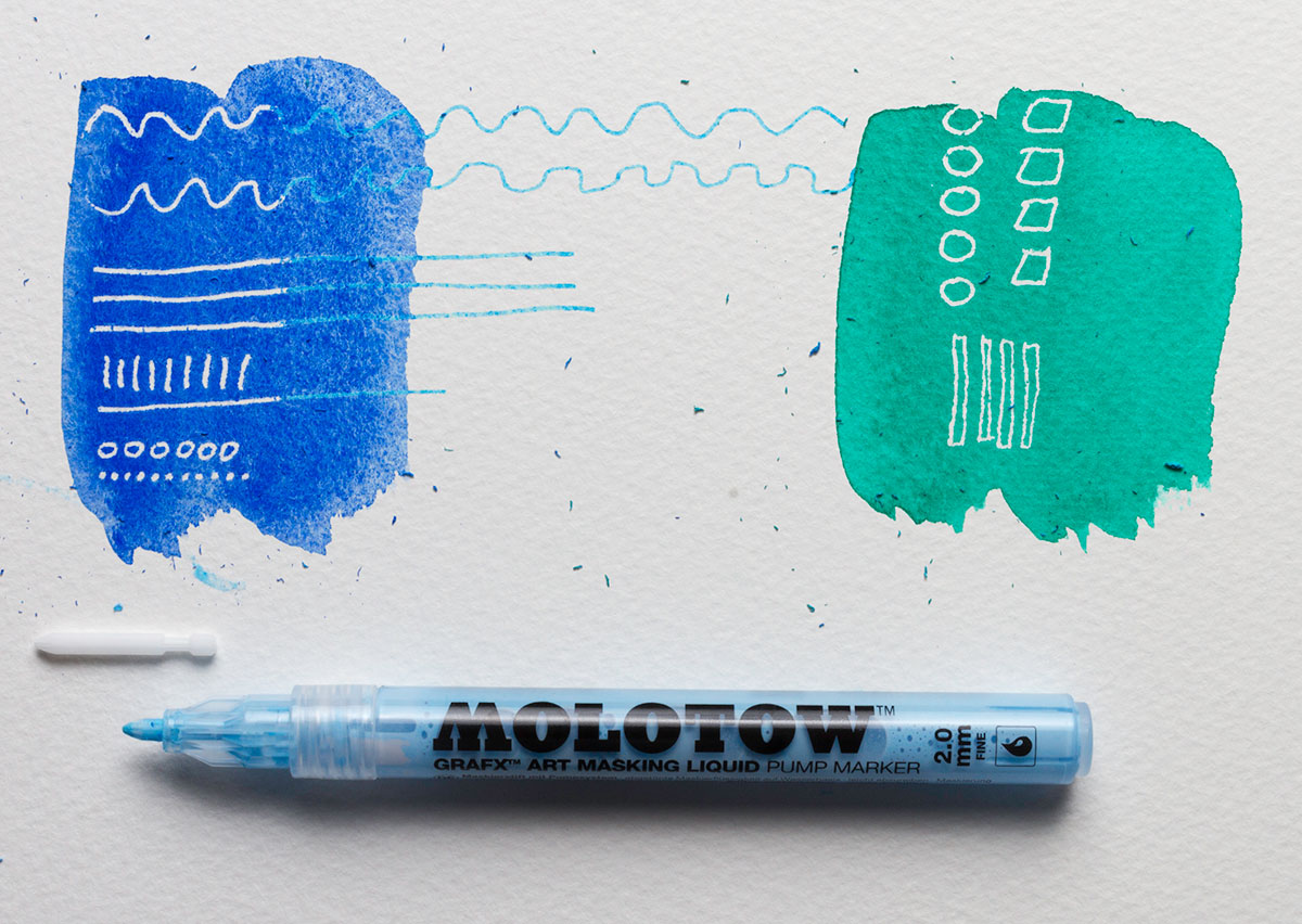 Molotow Masking Fluid Markers - Easy to Apply and No Paper Tearing