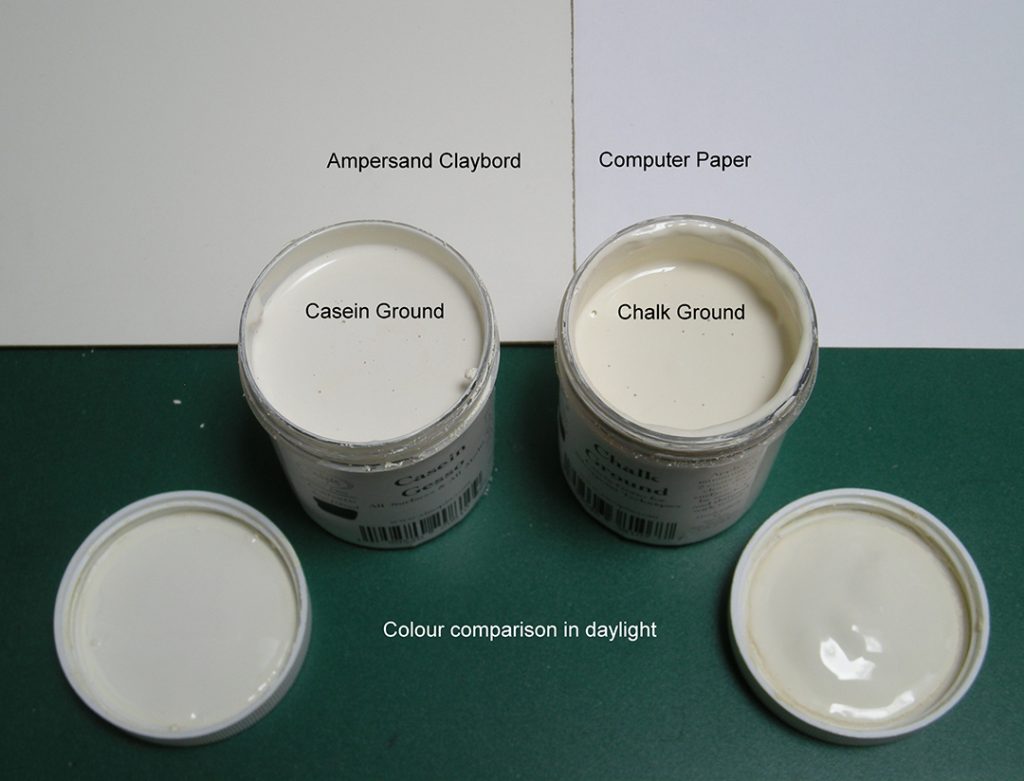 Using Sinopia Chalk Ground and Casein Gesso for Egg Tempera Painting