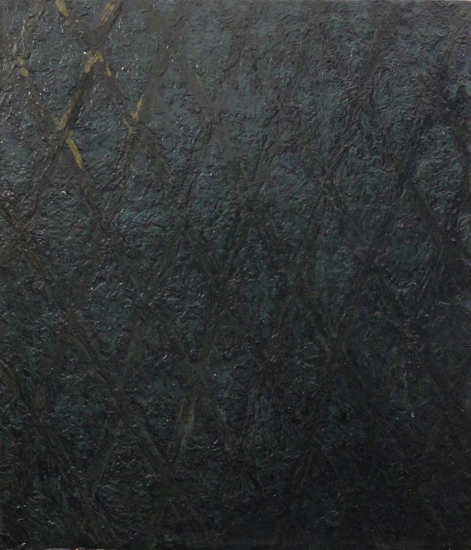 'Wallpaper' Tim Patrick Oil on Copper, 26x23cm, 2015
