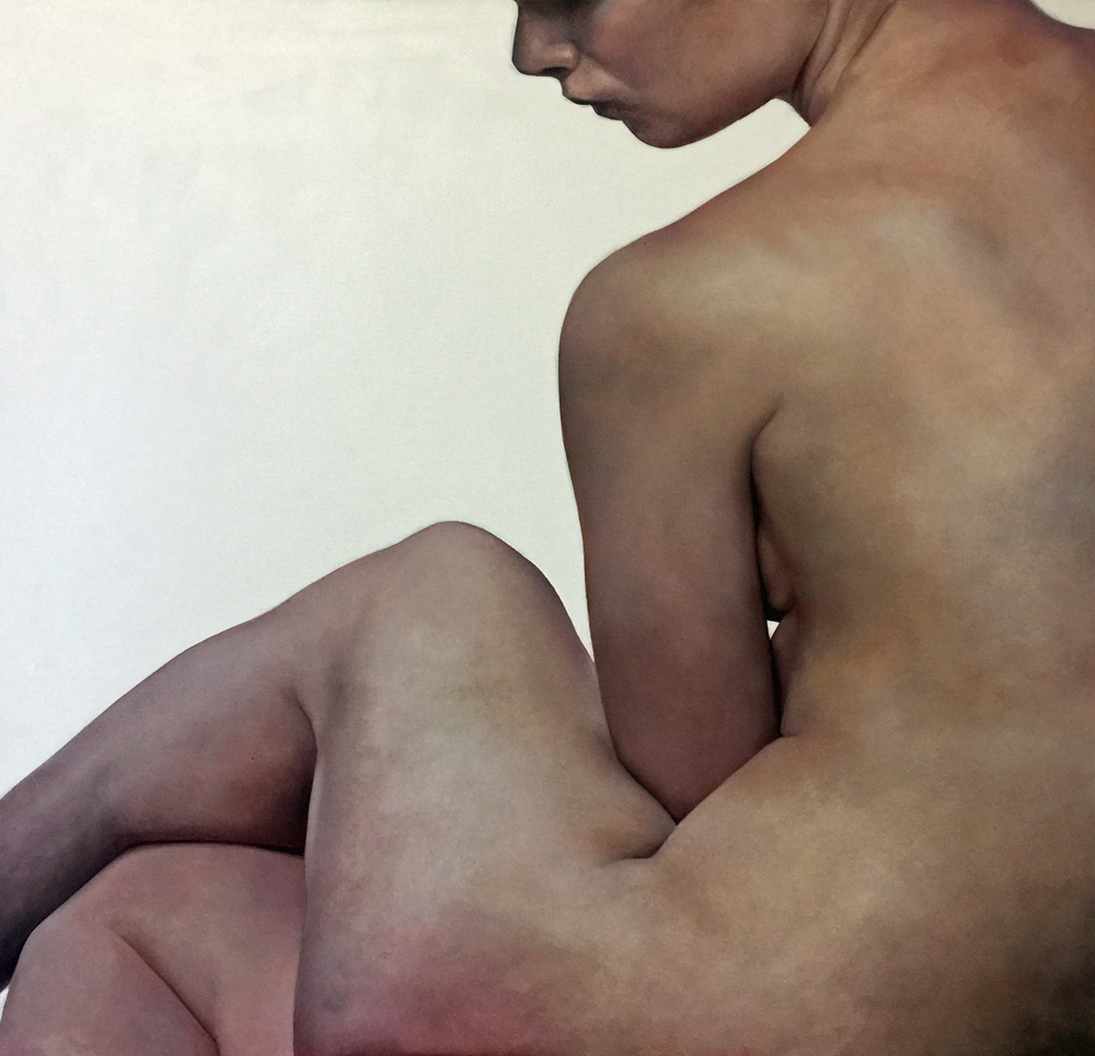 Angela Reilly, Knot, Oil on Canvas, 101.6cm x 101.6cm