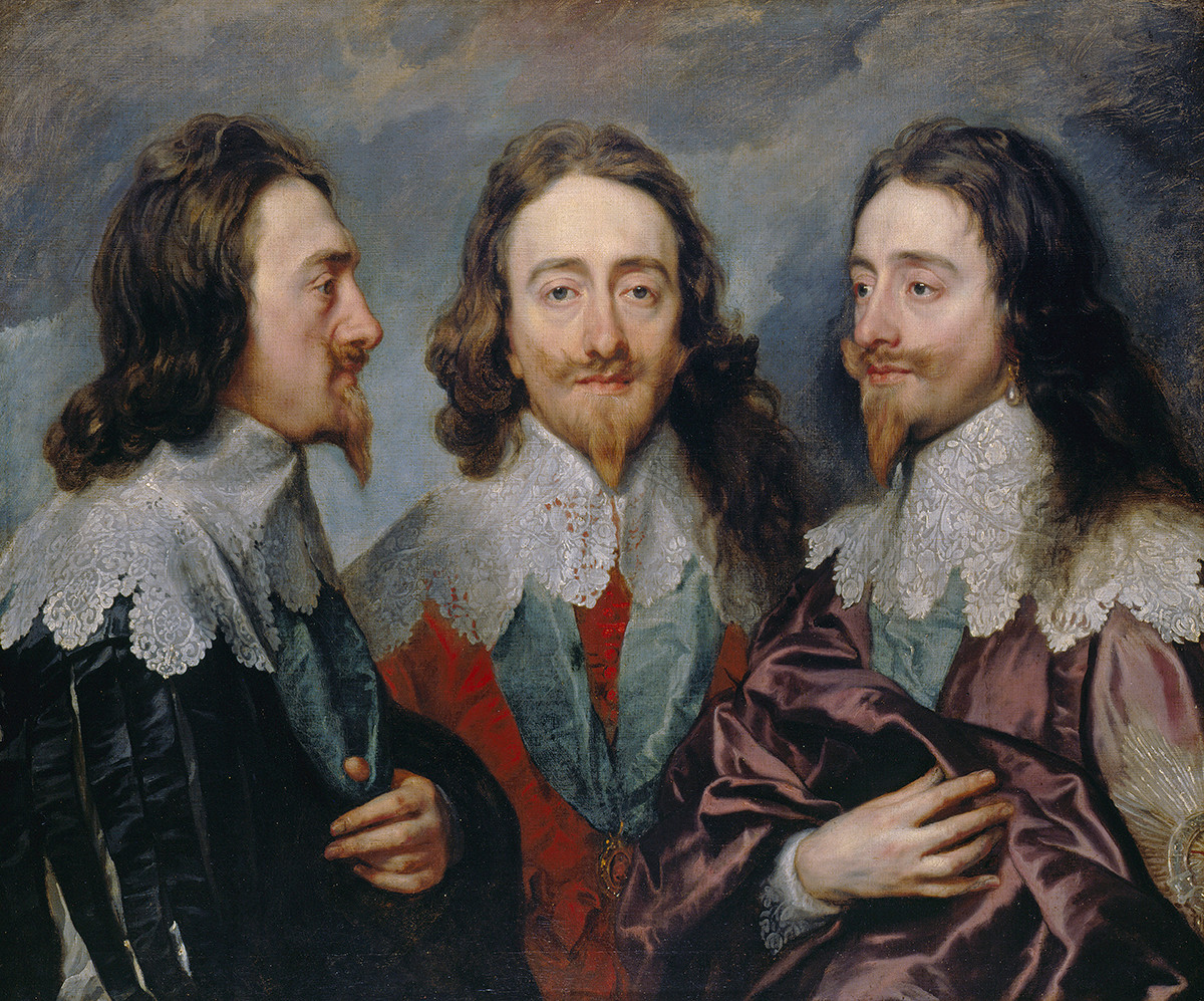 Anthony van Dyck, Charles I, 1635-6. Oil on canvas. 84.4 x 99.4 cm. RCIN 404420. Royal Collection Trust : © Her Majesty Queen Elizabeth II 2017., exhibitions in April