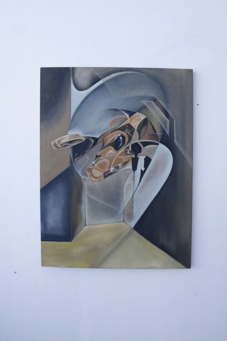 Georgina Wilkin, 1.00pm Saturday, Oil on canvas, 38 × 50 in; 96.5 × 127 cm