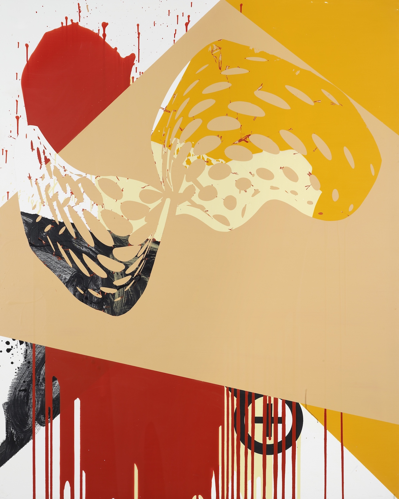 Michael Stubbs, 'Velocity Sensation Repeater', 2016, household paint on MDF, 153x12cm