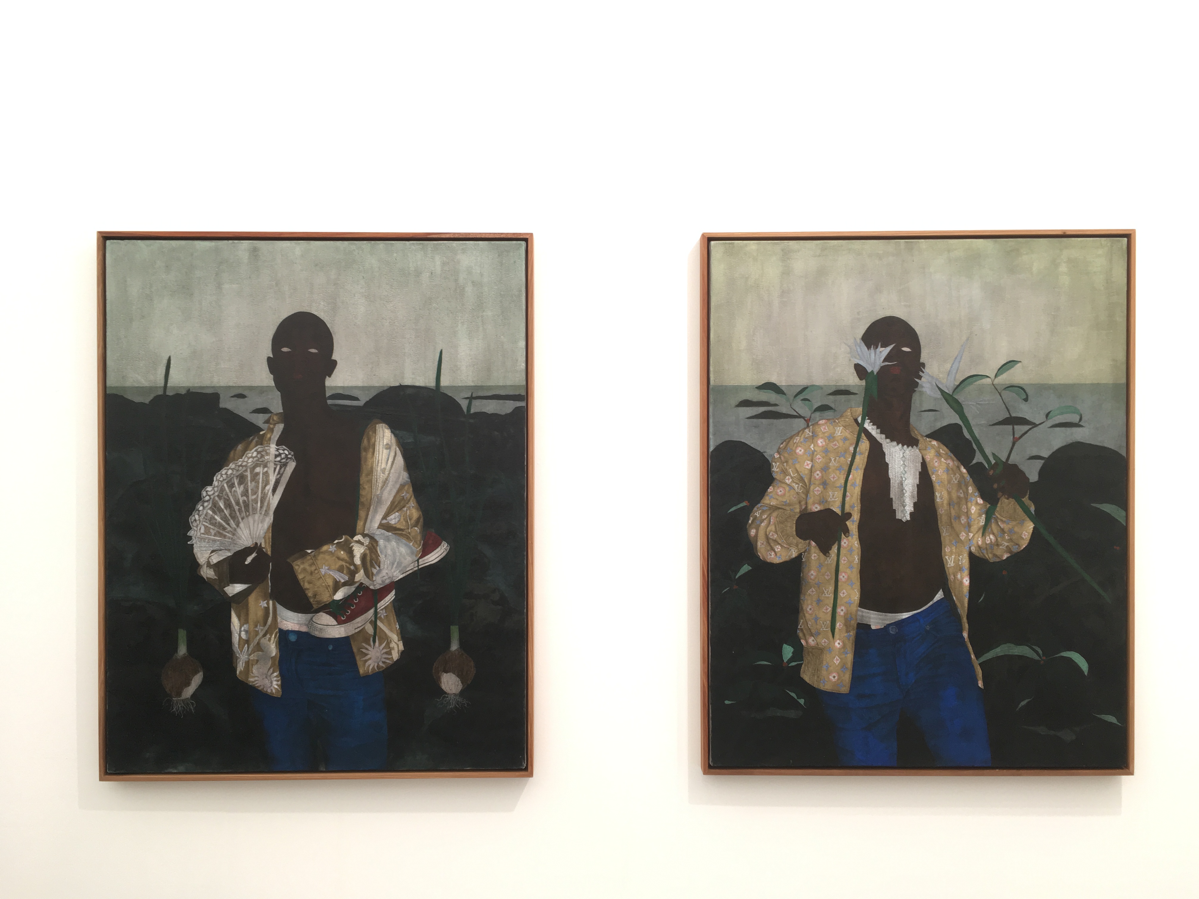Cinga Samson, <em>Ivory (iv)</em>, 2018, Oil on canvas, 119 x 94 cm, Blank Projects