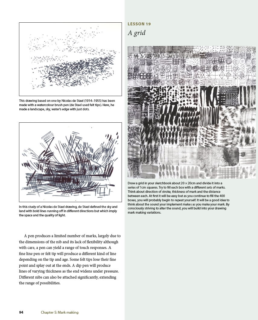 Mark-Making lessons - these images perfectly capture the infinite possibilities with the most basic of drawing materials (Credit: Drawing and Painting the Landscape by Philip Tyler 9781785003240 Published by The Crowood Press www.crowood.com)