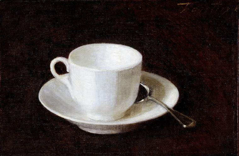 Mali’s favourite work in the Fitzwilliam- Henri Fantin-Latour, White Cup and Saucer (1864), art exhibitions in December