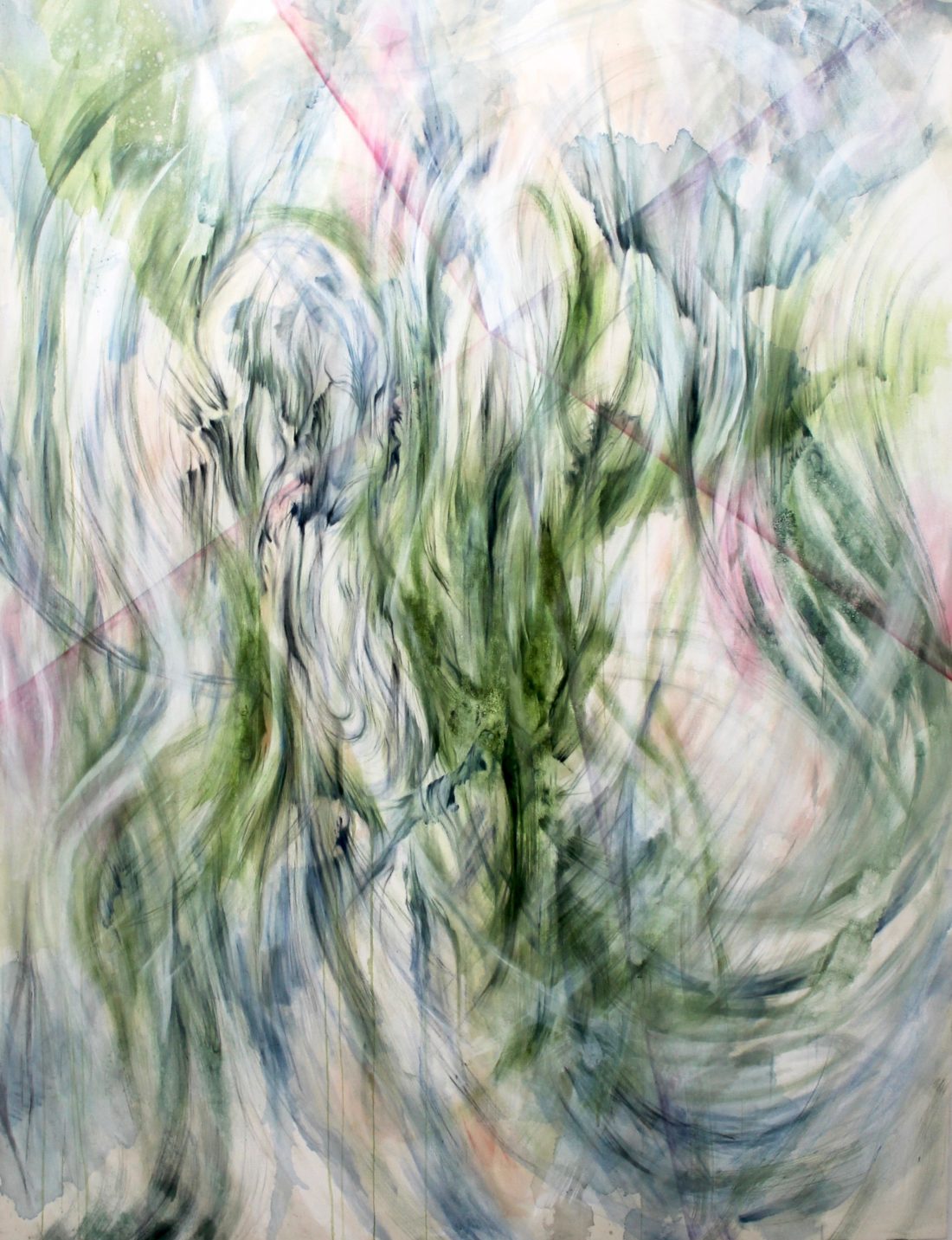 Untitled, 2015Odilia Suanzes Mixed materials, Oil on canvas, 195 x 145 cm