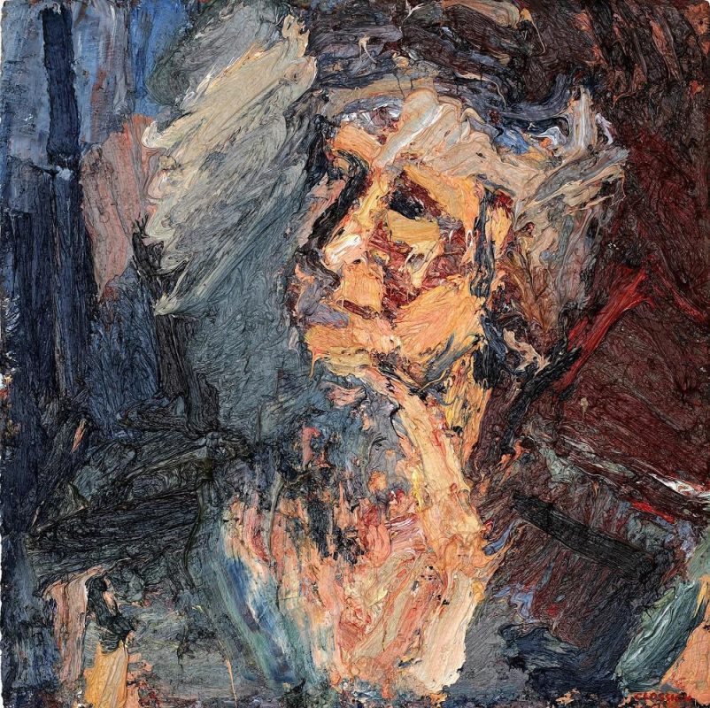 Peter Clossick,The Translator, 2010, Oil on canvas, 77 x 77 cm