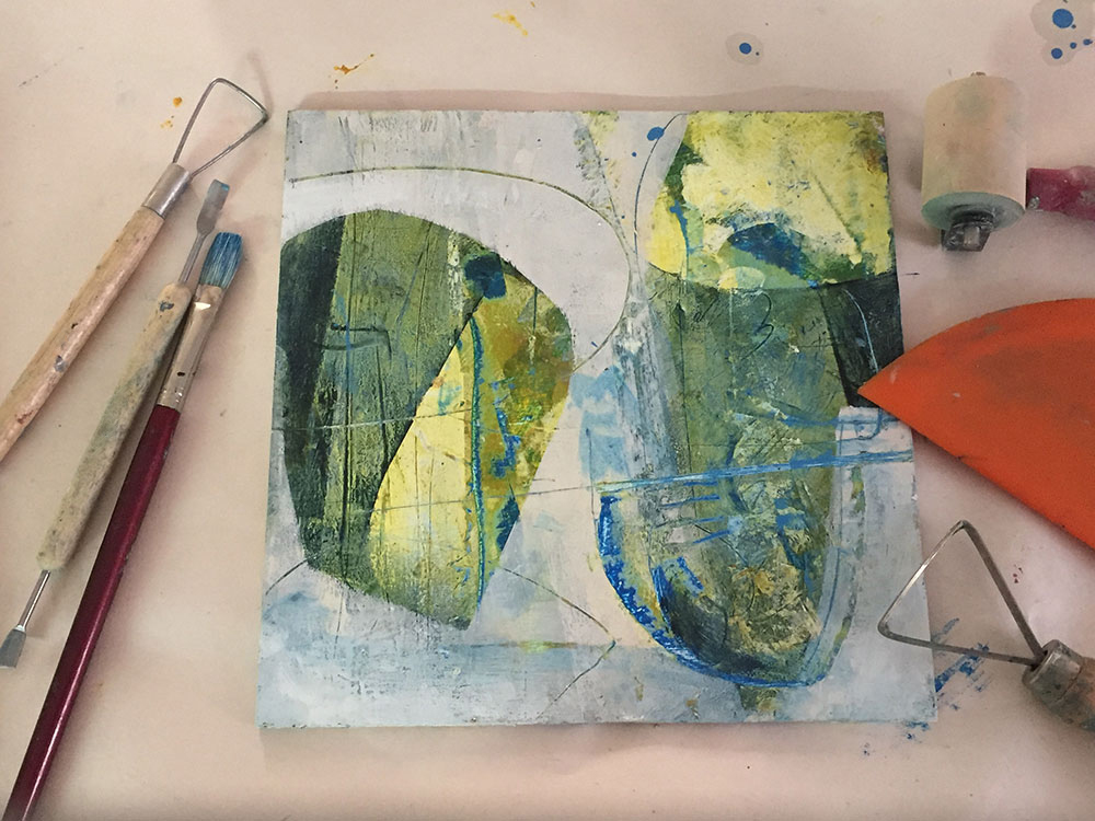 Sally Hirst Compares Cold Wax Mediums - Jackson's Art Blog