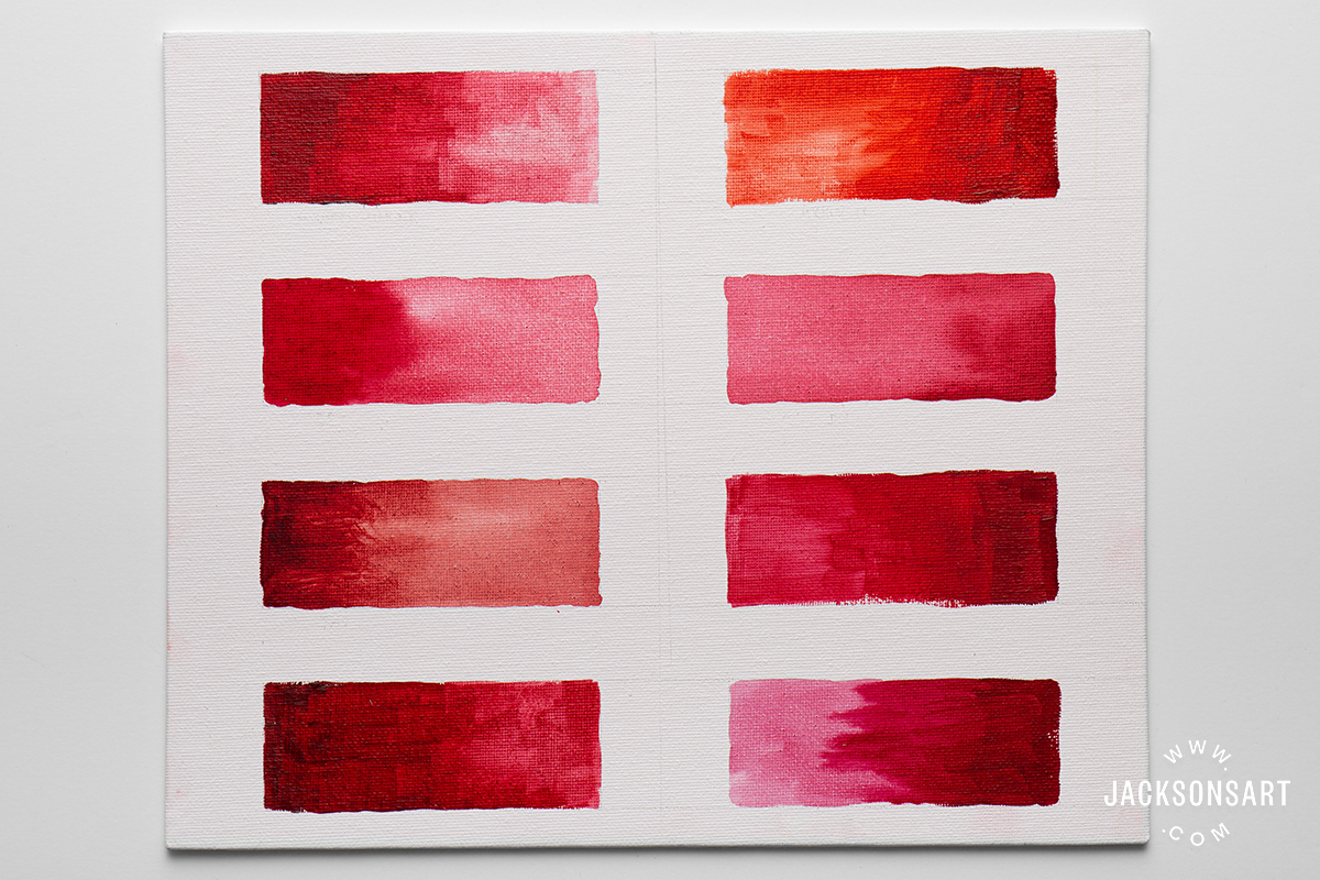 Alizarin Crimson vs Permanent Alizarin Crimson: What's the Difference?  Lightfast Test Results! 