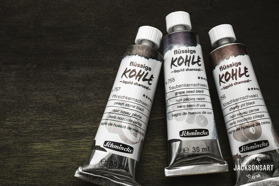 Schmincke Liquid Charcoal Review Jackson's Art Blog