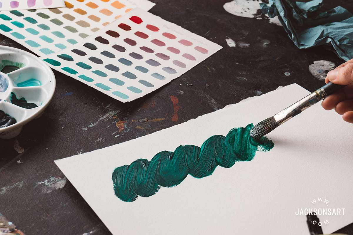 Pigment Stories Viridian Green Jackson's Art Blog