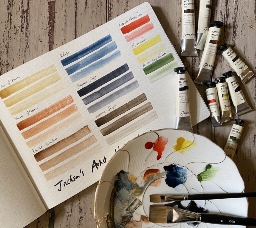 Watercolour Painting with Jackson's Artist Watercolours Jackson's Art