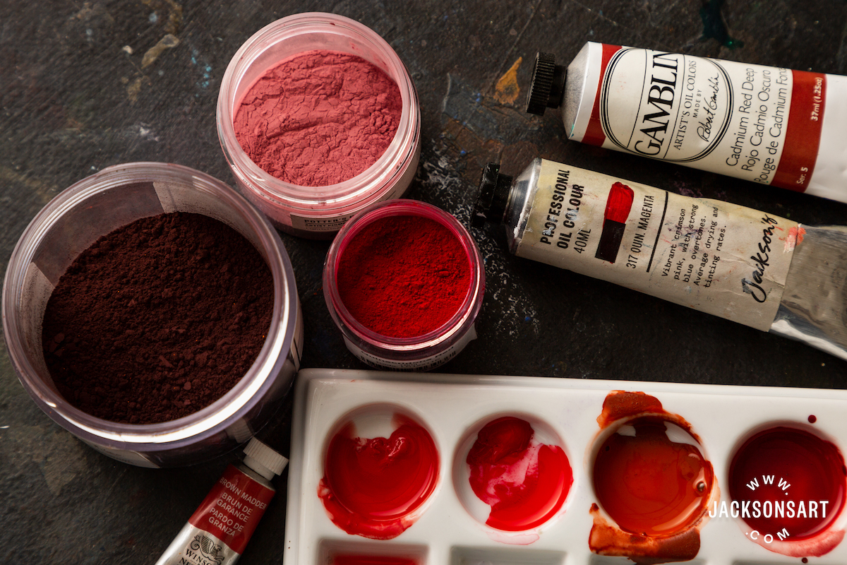 Pigment Colour Index: Red Pigments - Jackson's Art Blog