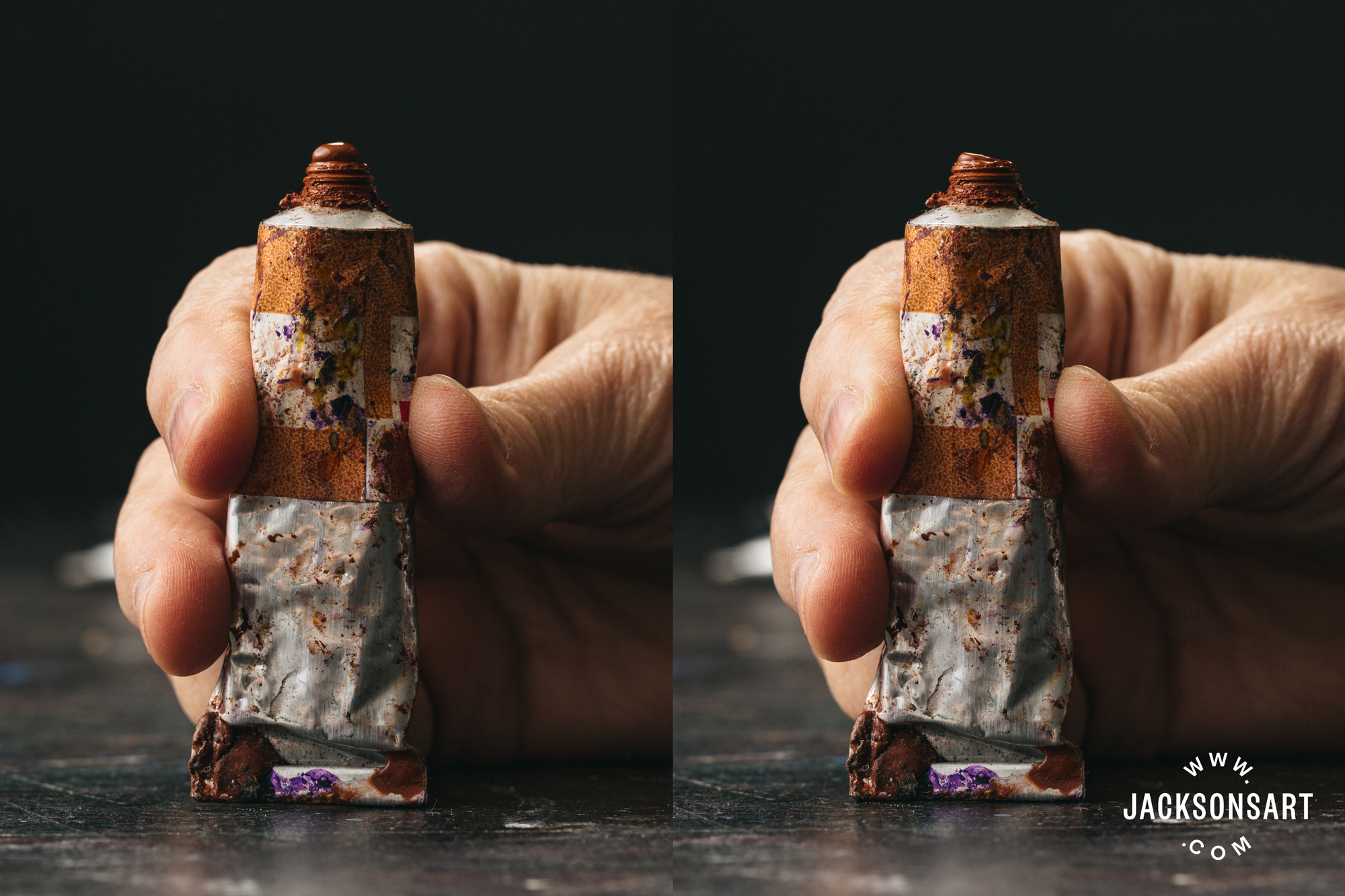 watercolour tubes
