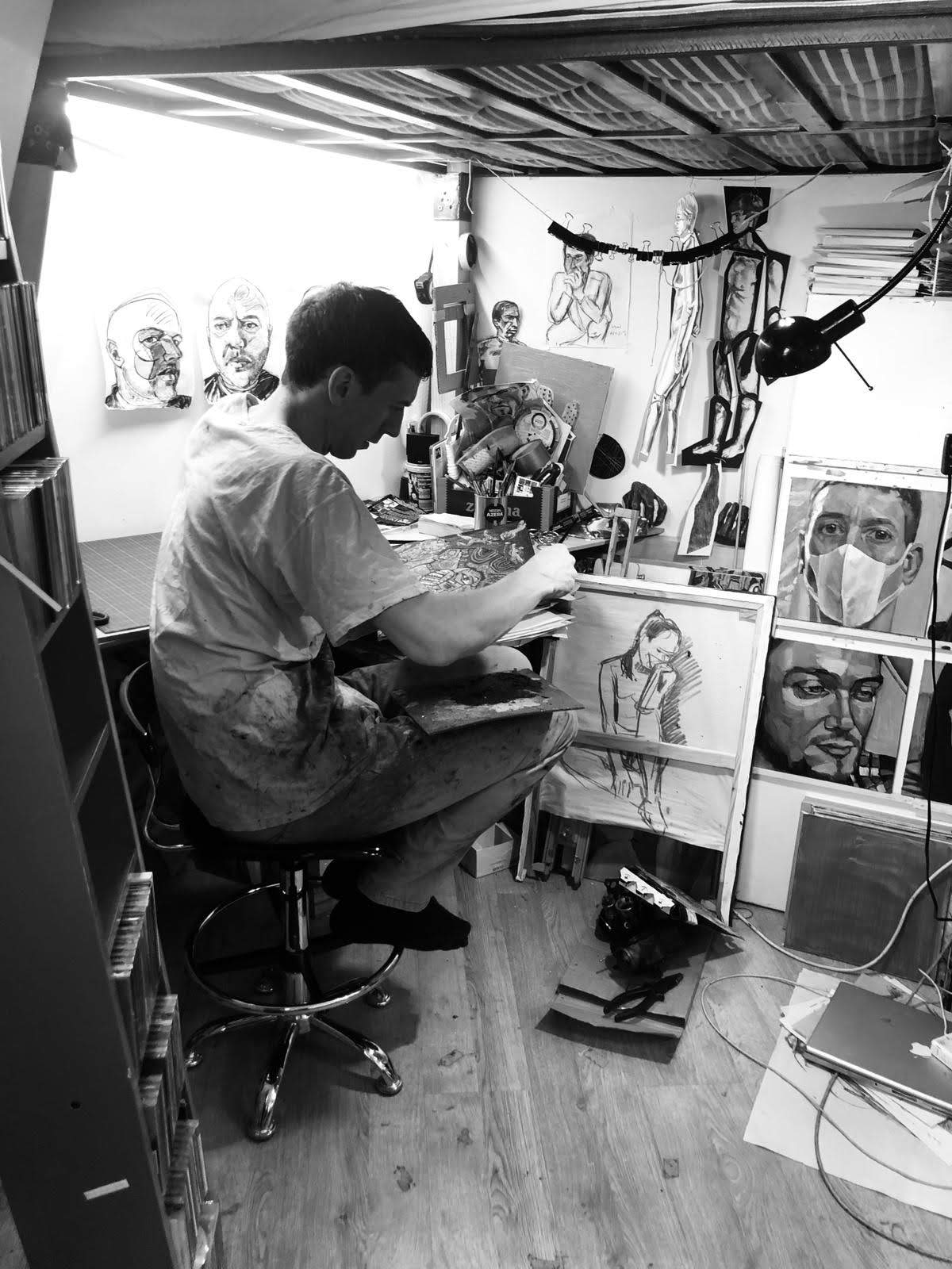 Image of Rod Kitson in the studio