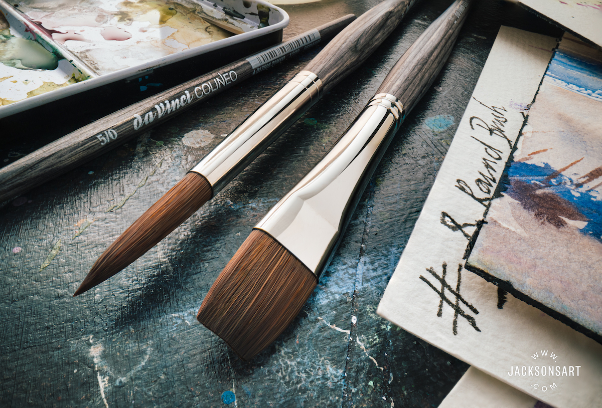 Introducing Da Vinci Colineo: Vegan Brushes for Watercolour