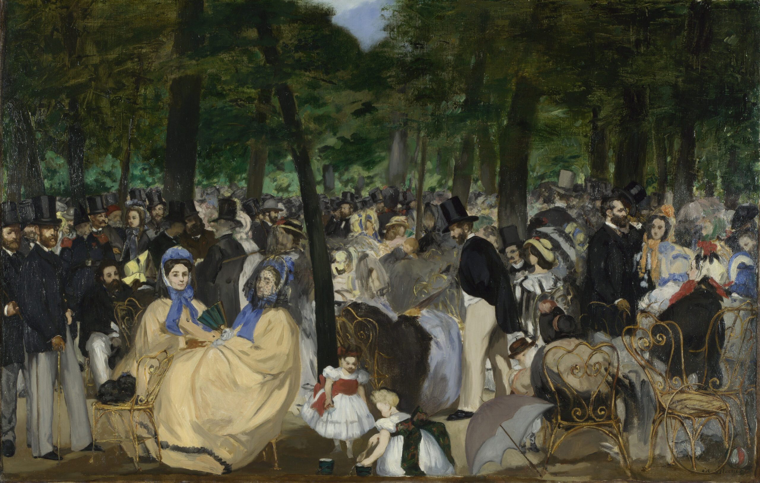 Edouard Manet Music in the Tuileries 1862 copy scaled