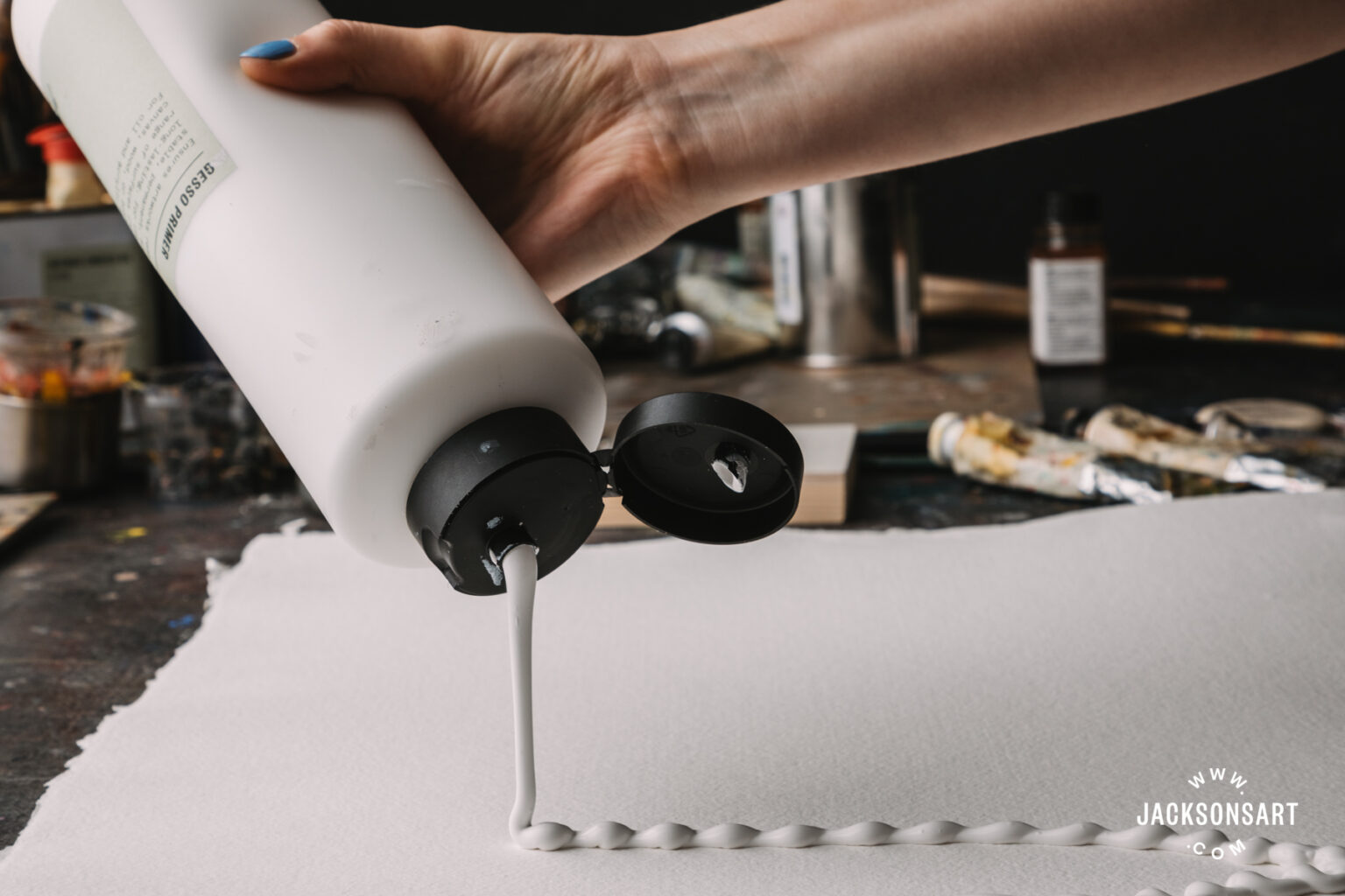 A First Look at Jackson's Gesso Primer A New Formula Jackson's Art Blog