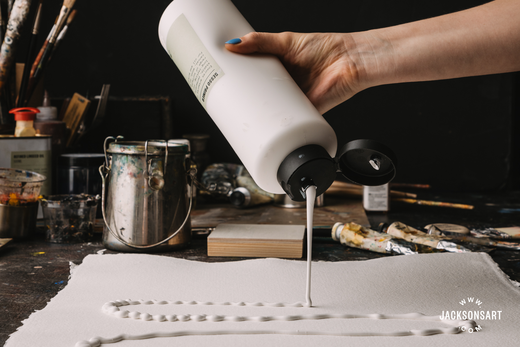 Improving a Textured Acrylic Painting by Changing Colours Jackson's