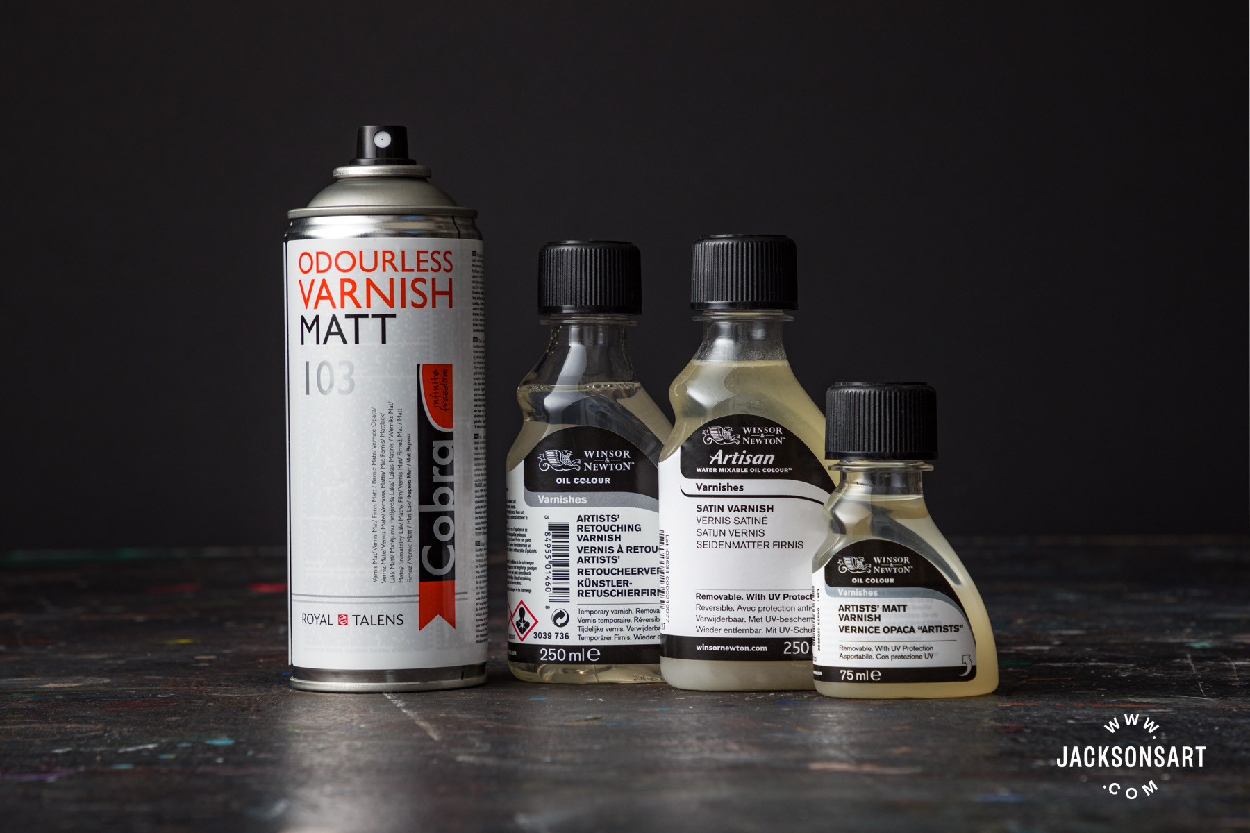 water-mixable oil varnishes